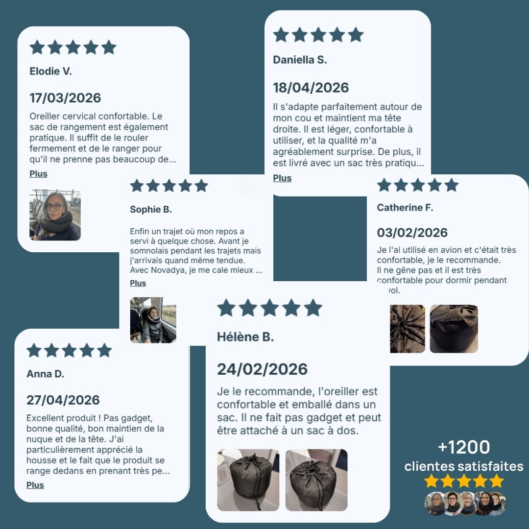 L'Oreiller de voyage Ergonomique 360° : Maintien Cervical & Repos réparateur