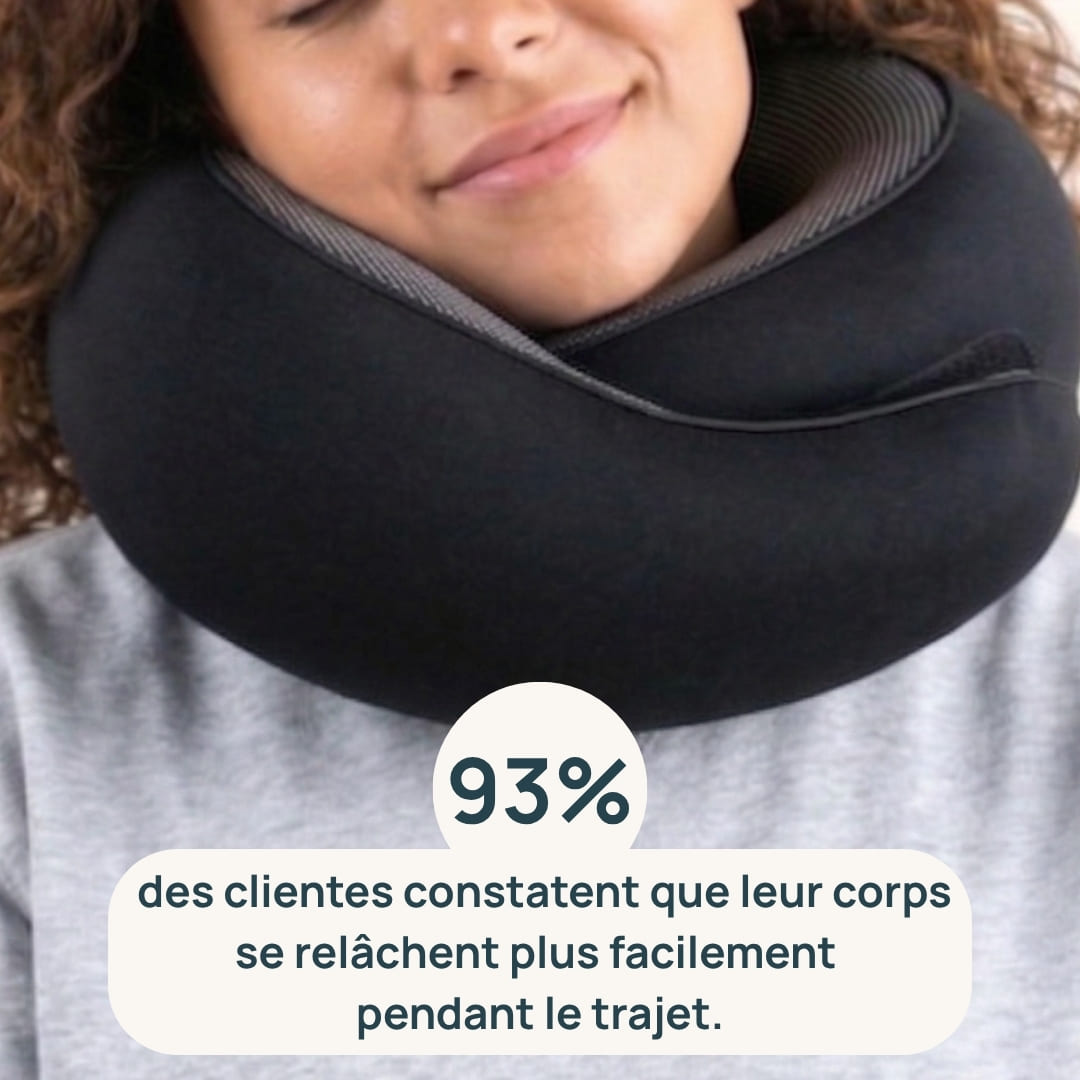L'Oreiller de voyage Ergonomique 360° : Maintien Cervical & Repos réparateur